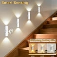 thumbnail image 4 of Punch-Free Magnetic Rechargeable RGB LED Motion Sensor Light – Smart Dynamic Color Changing Ambient Lamp for Stairs/Wardrobe/Cabinet, 4 of 8
