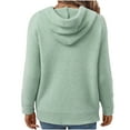 thumbnail image 4 of YueHuiYing Trends Womens Loose And Versatile Athletic Fuzzy Hoodies Pullover for Women Oversized Hoodie, 4 of 5