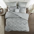 thumbnail image 3 of Home Essence Alicia 6 Piece Embroidered Cotton Reversible Comforter Set, 3 of 21