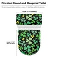thumbnail image 4 of HELLHERO 2-Piece Toilet Covers Set for Indoor Home Clover Heart Fits All Toilet Shapes Toilet Seat Cover Replacement Elastic Edge, 4 of 4