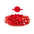 thumbnail image 3 of DHFJKG Baby Girl Clothes Infant Tutu Skirts With Built In Briefs Polka Dot Mesh Layered Mini Skirts And Headbands 2 Piece Set Stylish Skirt, 3 of 5