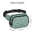 thumbnail image 4 of Easygdp winter ski Dachshund Fanny Packs para Mujeres y Hombres, Bolsa de Cinturón, Bolsos de Cruz para Trabajo/Correr/Senderismo, 4 of 9