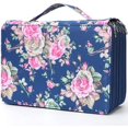 thumbnail image 1 of GHSDFBB Twill Fabric Pencil Case with Zipper Closure, Blue Rose, 252 Count, 1 of 6