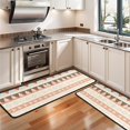 thumbnail image 3 of Kitchen Rugs Sets Of 2,Soft Colored Geometric Pattern Anti Fatigue Kitchen Mat Rugs Non Slip Washable,Decorative Kitchen Floor Mats for Kitchen,Sink,Laundry,17"x47"+17"x47", 3 of 5