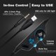 thumbnail image 2 of Aud&iacute;fonos Gamer con Micr&oacute;fono para PS4 Xbox One PC, Diadema Auriculares Al&aacute;mbrico Est&eacute;reo para Juegos Cancelaci&oacute;n de Ruido y Luz LED Control de V, 2 of 9