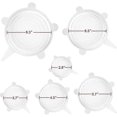 thumbnail image 4 of Stretchy Silicone Lids, 6 Pack Silicone Lids in Various Sizes Stretch Lid, Stretchy & Flexible for Bowls, Cups, Cans, Fruits, Silicone Cover, 4 of 5