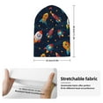 thumbnail image 2 of Disketp Spaceships and Stars Winter Beanie for Men Women Beanie Knit Hat Cuffed Cap Beanie Knit Chunky Snow Cap, 2 of 6