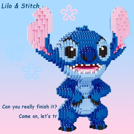 2300pc Stitch Building Blocks Toy Set,Large Creative Educational Game Toy Puzzle,Valentine's Day Gifts for Each Other