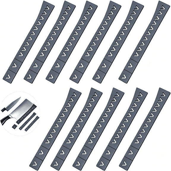 EXLEAF 15 Pack Knife Edge Guard Universal Knife Guards Kitchen Knife Sheath Blade Cover Protector for Chef's Knife Meat Cleaver Knives Cutlery Knife Set Fillet Knife Bread Knife Paring
