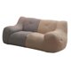 thumbnail image 2 of Puf Macarena de 2 asientos para Sala de estar Color Beige y Gris 100cm, 2 of 8