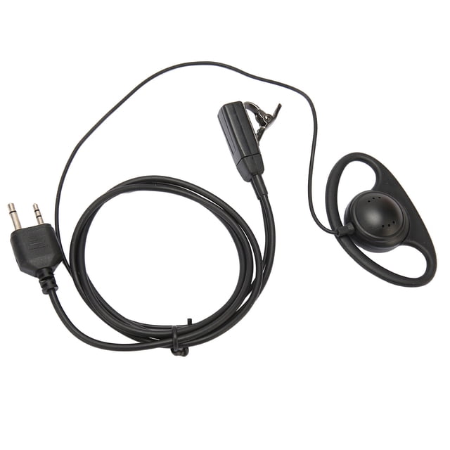 Auricular De Escucha única Tipo D, Auricular De PU Suave Tipo D Ampliamente Aplicable Para Guardaespaldas