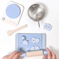 thumbnail image 1 of Set For Kids Stainless Steel Bowl Simulation Scale Egg Beater Spoon Rolling Pin Animal Puzzle Board Toys For Children heqiyong LED, 1 of 2