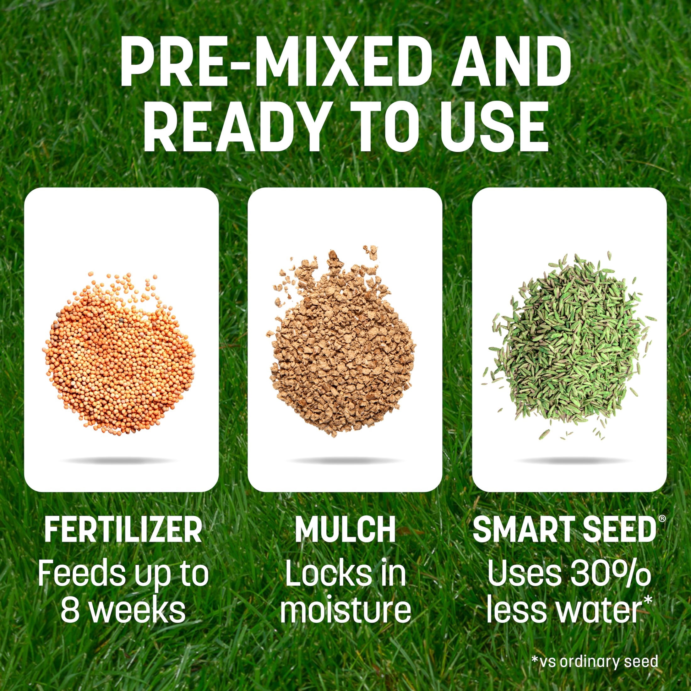 Pennington Smart Patch Tall Fescue Grass Seed Mix, for Sun to Partial Shade, 12 lb. Bonus Size