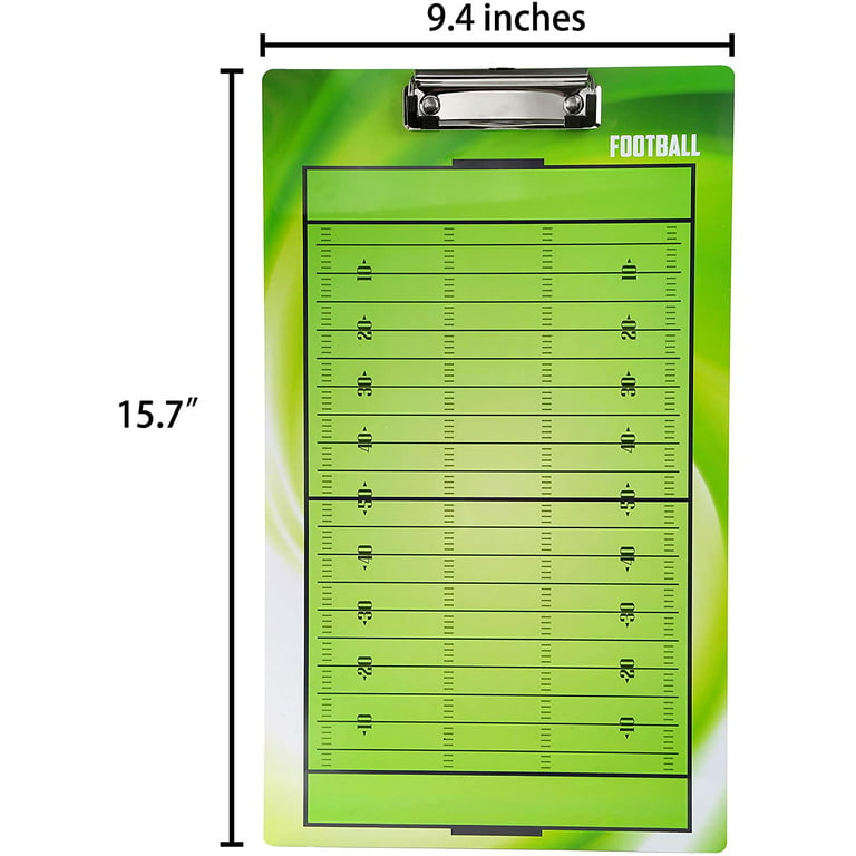 Soccer Clipboard for Coaches, Dry Erase Clipboard, Double Sided