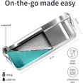 thumbnail image 4 of czcpp-Metal Lunch Box 1200 ml | Compartment Lunch Box | Leak Proof Lunch Box | Eco Food Containers | Lunch Box for Adults | Tiffin Lunch Box 1200 ml | Salad Bowl Lunch Box |, 4 of 4