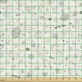 thumbnail image 2 of Ambesonne Vintage Mr Mrs Fabric by the Yard Upholstery, Wedding Party Motif, 1 Yard, Ivory Brown, 2 of 5