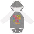 thumbnail image 3 of Inktastic Live Love Play the Trumpet Boys or Girls Long Sleeve Baby Bodysuit, 3 of 5