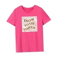 thumbnail image 4 of Camiseta de mujer con cuello redondo, camisetas de verano a la moda para el trabajo, calle, oficina, senderismo SG, 4 of 7