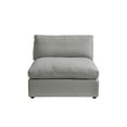 thumbnail image 6 of Rustic Manor Saniyah Grey Linen Sofa Seat, Armless, 6 of 11