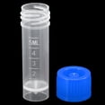 thumbnail image 4 of Unique Bargains 5mL Plastic Test Tubes, 80 Pack Frozen Test Tube Graduated Vial Container Storage Screw Cap, Blue Clear, 4 of 6