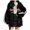 Black, variant on Blouses for Women Dressy Casual Sexy Fall Winter Loose Fit Hooded Long Sleeve Mitten- Cold Shoulder Hoody Graphic Leisure Cotton Hoodie Sweatshirts(Pink,L)