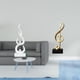 thumbnail image 2 of Figura de resina con nota musical de llama abstracta, escultura moderna, adorno creativo de mesa para escritorio, patio, oficina, estantería, regalo d, 2 of 8
