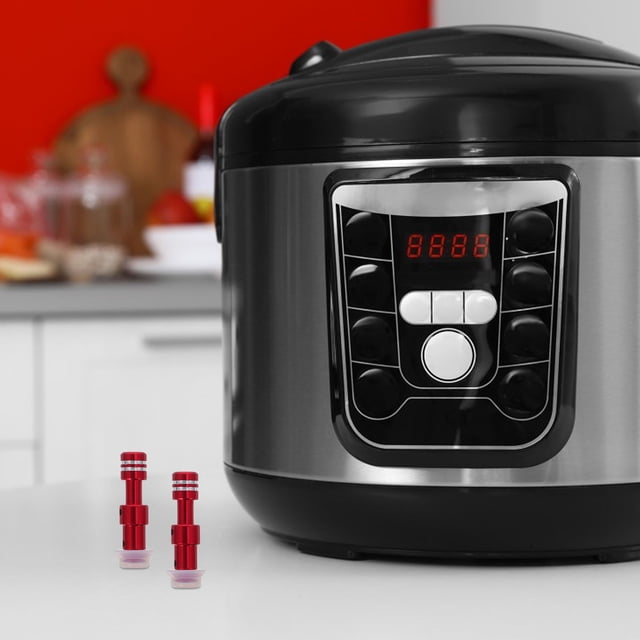 QUMIIRITY 5 Ensembles d'Accessoires pour Autoclave en Aluminium Rouge Équipement de Cuisson