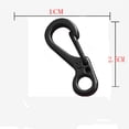 thumbnail image 3 of Dvkptbk Carabiner Buckle 10Pcs Mini Carabiner Keychain Mountaineering Spring Survival Equipment Buckle Camping & Hiking, 3 of 3