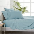 thumbnail image 5 of Bare Home 5 Piece Sheet Set, Microfiber, 2 Extra Pillowcases, Twin, Light Blue, 5 of 6