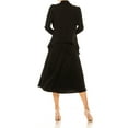 thumbnail image 5 of Women's Solid 2-Piece Set Open Front Blazer and Matching Midi Skirt, 5 of 8