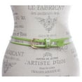 thumbnail image 3 of Kids 1" (25 mm) Wide Color-Trimmed Patent Leather Transparent Jelly Clear Belt, 3 of 3