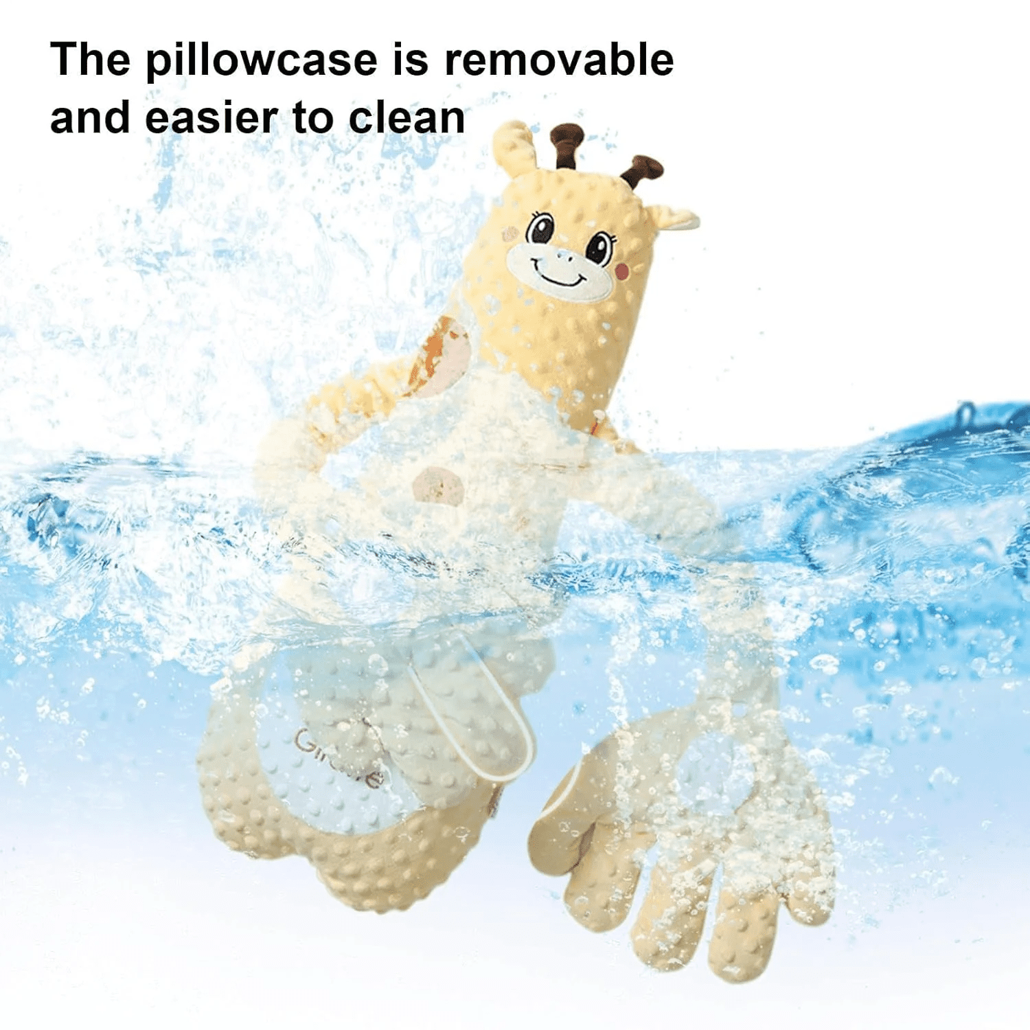 KANOHENO Patting Pillow Soother,Adjustable Mode Interactive Plush,Interactive Patting Companion with Remote Control