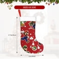 thumbnail image 3 of Saiise Mario Cl Print 17.7 Inches Christmas Stockings,Large Stockings for for Christmas Xmas Tree Holiday Fireplace Family Decor Gifts, 3 of 7
