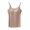 Brown, variant on Summer Tops for Women Wireless Camisole Bra Removable Chest Pads Five Finger Cup Built in Bra Tank Tops for Women