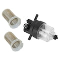 thumbnail image 1 of 3 Pcs Brand New 130306380 One Fuel Filter Assembly and Two Extra Filter elements for Truck 400 Series Engine,1 x fuel filter 2 x filter elements,black, 1 of 5