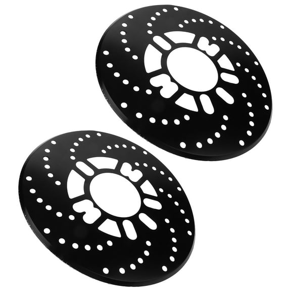 Raindrops 1 Pair Brake Disc Cover Aluminum Alloy Car Brake Disc Cover for Enhanced Vehicle Appearance