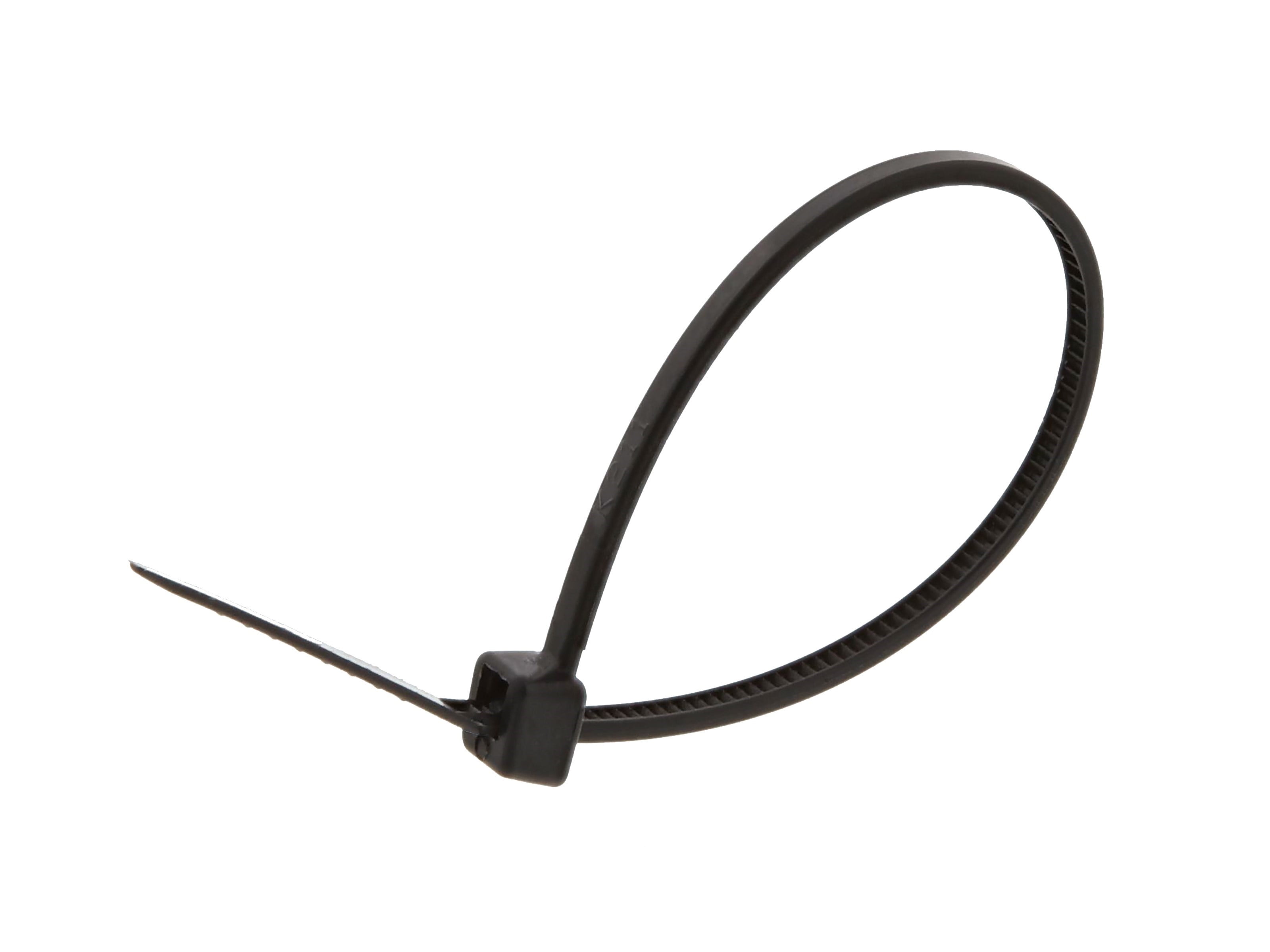 Secure Cable Ties 4 Inch Black Miniature Thin Cable Tie 1000 Pack