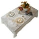 thumbnail image 1 of Mantel de encaje de estilo romántico francés, mantel de decoración de boda jacquard blanco Vhermosa BST3012201, 1 of 7