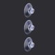 thumbnail image 5 of Pack of 20 Small Clear Plastic Suction Cups, No Hook, 30mm, 5 of 5