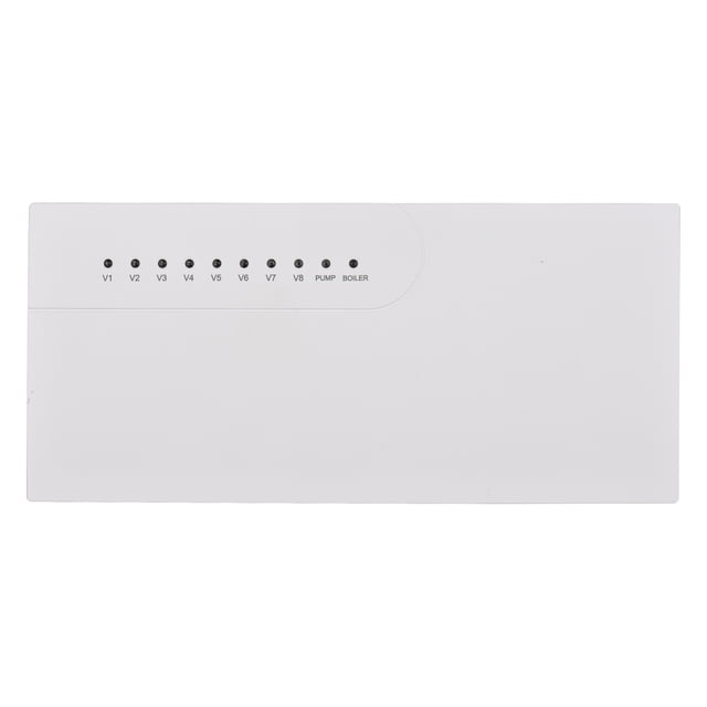 Yeacher Smart Hub Controller 8-Channel Concentrator 220V with LED Indicators for Underfloor Heating System Air Conditioner Temperature Controller Gas Boiler Circulating Pump Water Boiler