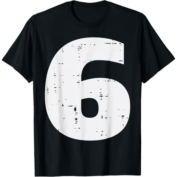 Number 6 Matching 67 Meme Halloween 6th Birthday Boys T-Shirt