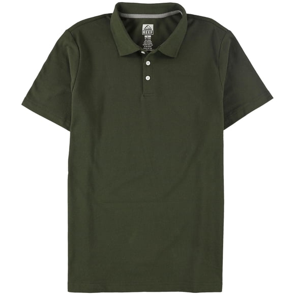 Reef Mens Walsh Pique Rugby Polo Shirt dkolv L