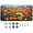 Multicolor 3, variant on ADECORIVY California Poppy Front License Plate, Orange Flower Novelty Vanity Tag Aluminum License Plate with 4 Holes, Metal Car Accessory for Men Women, 6 x 12 Inch