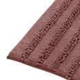 thumbnail image 2 of Veria 2 Piece Bath Mat with Textured Loops Details The Urban Port, Brown - Saltoro Sherpi, 2 of 5