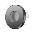 thumbnail image 1 of Cubierta de desbordamiento para fregadero de baño, cubierta de orificio, círculo duradero, anillo de desbordamiento para lavabo de tocador de baño Gris, 1 of 9
