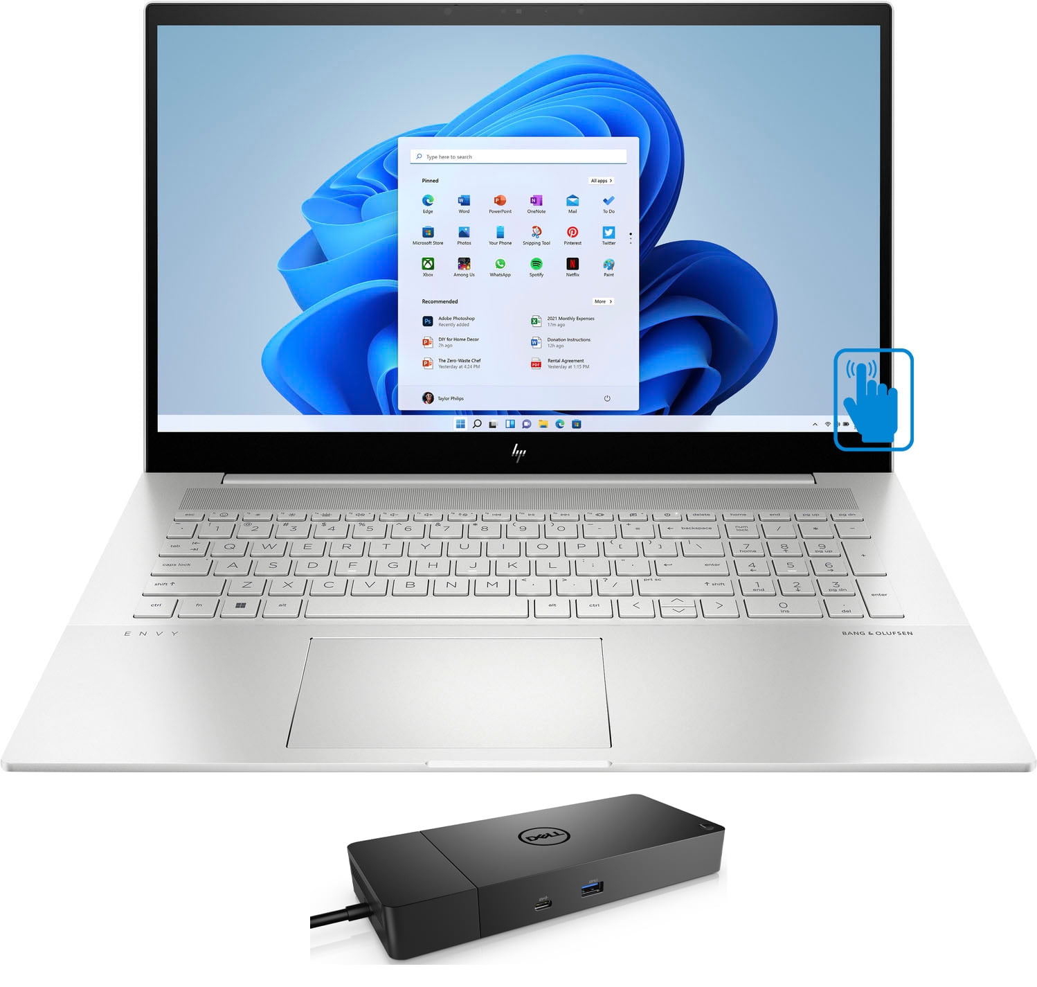 HP Envy 17cr0013dx Home/Business Laptop (Intel i71260P 12Core, 17