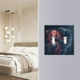 thumbnail image 4 of Yayeee Toggle Light Switch Wall Plate 3-Gang 6.37"x4.48" Decorative Outlet Cover, Glowing Jellyfish, 4 of 7