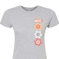 thumbnail image 3 of Marvel - Pastel Spring - Juniors Fitted Graphic T-Shirt, 3 of 5
