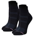 thumbnail image 3 of Dr. Motion Women Quarter Black Half-Cushion Compression Socks (6 Pack), 3 of 3
