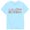 Light Blue, variant on Boys & Girls Crew Neck Short Sleeve T-Shirts,Comfortable Breathable Casual Tops for Daily Back-to-School Outfits